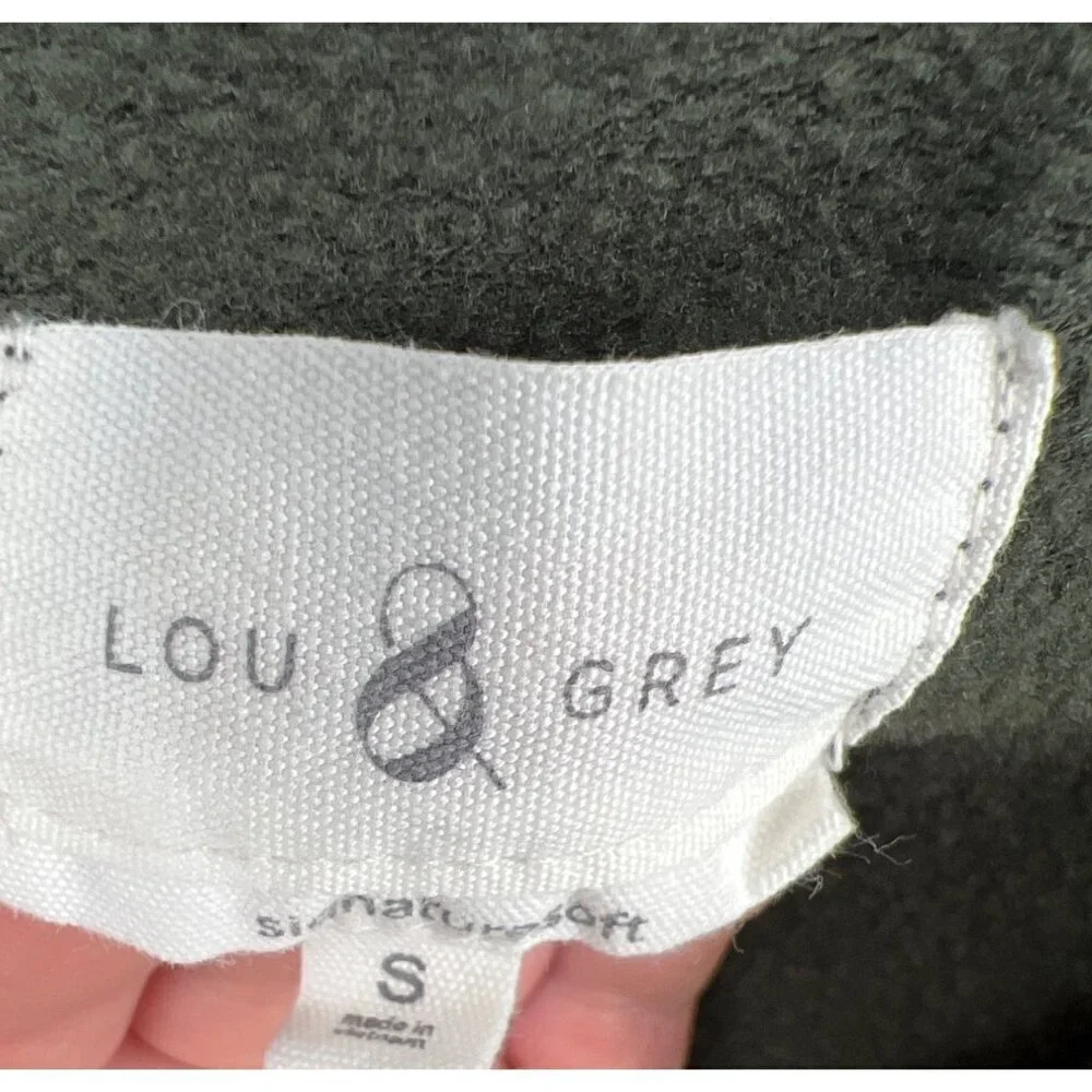 Lou and Grey Womens Signature Soft Hoodie Dress Hunter Green Size Small Lounge